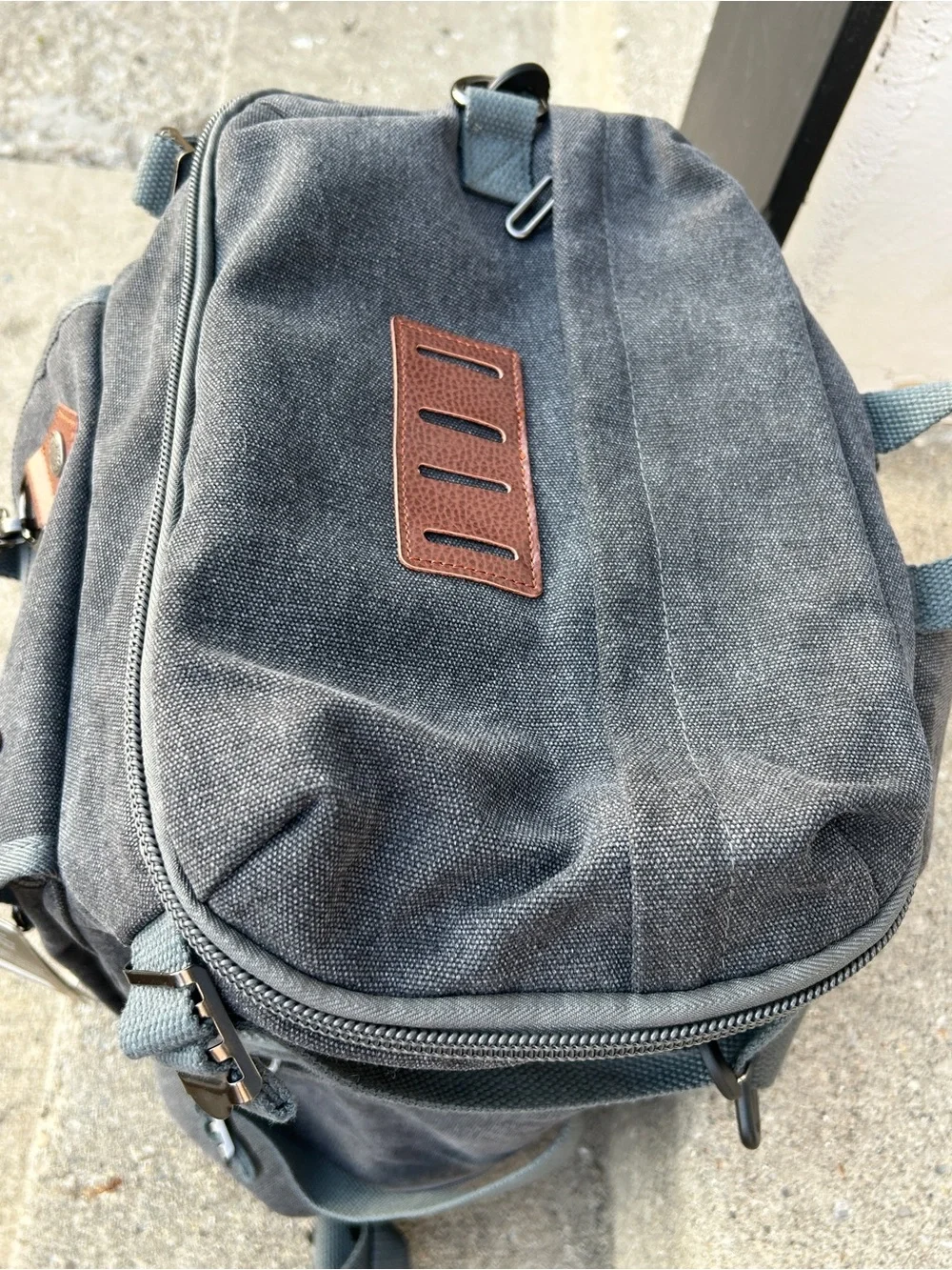 WITZMAN Travel Backpack for Men Women Carry on Luggage Backpack Canvas Rucksack
